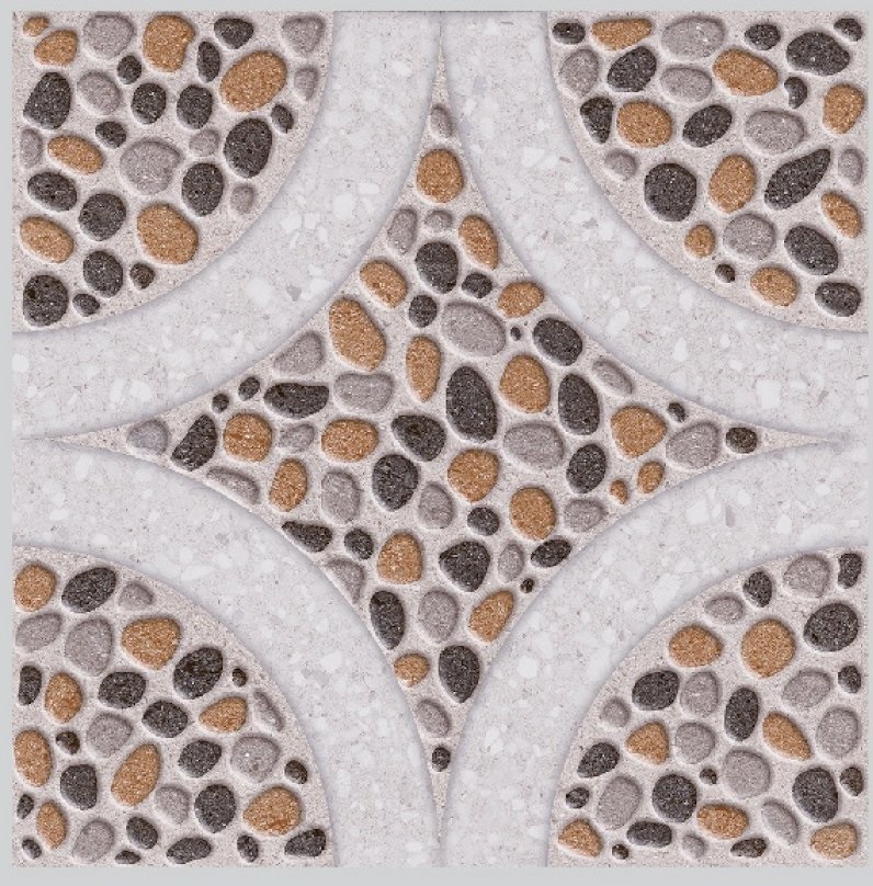 Asia Tile Rucola Brown 25x25